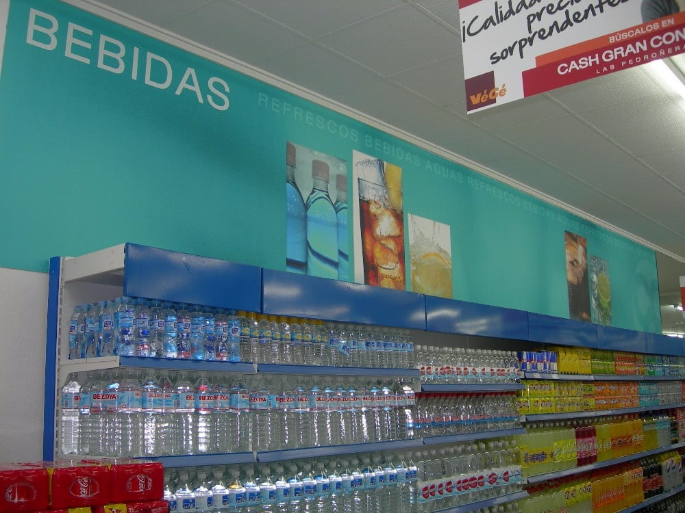 Decoración de supermercados | Vinilos