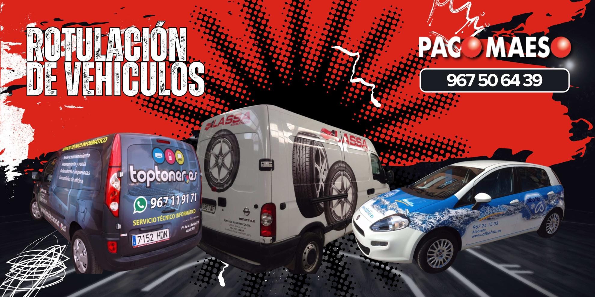 Rotulación de vehículos en Albacete